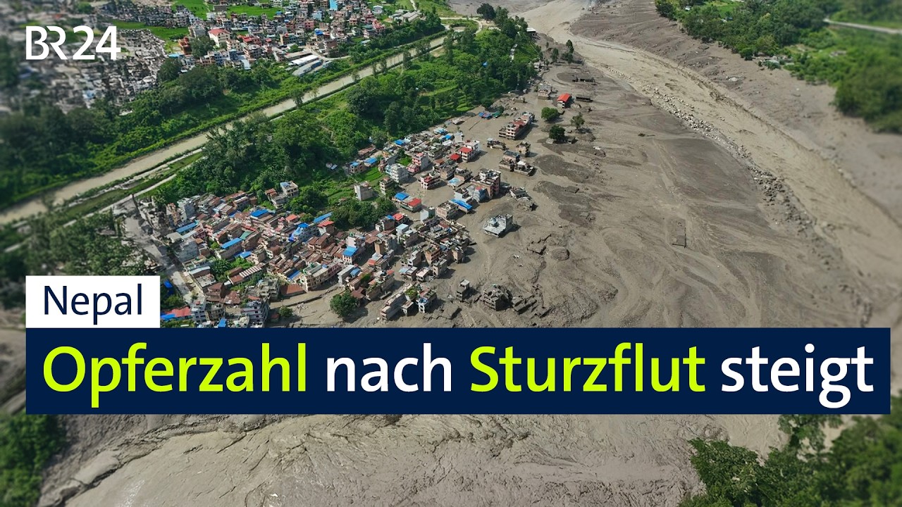 Eine deutsche Familie wird im Katastrophengebiet im Himalaya gerettet | BR24