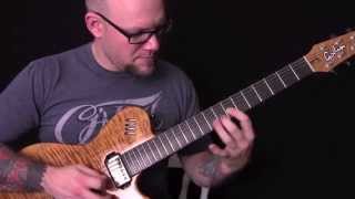 Video thumbnail for Godin LGX SA Electric Guitar Demo by Simon Guitarman