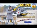 Garena free fire 3 sniper real life | AWM,KAR98,M82B | real life gun