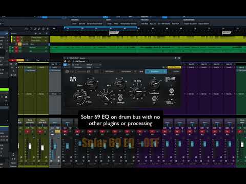PreSonus Fat Channel Plug-in Demo: Solar 69EQ