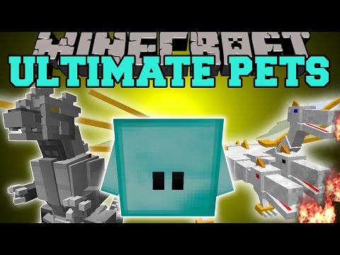 Minecraft: OVERPOWERED PETS (YOUR OWN KILLING MACHINE THAT NEVER DIES!) Mod Showcase