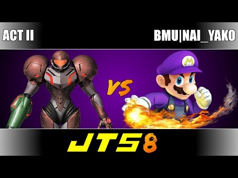 JTS8 Act II (Samus) vs BMU|Nai_Yako (Mario) Round 4 Losers