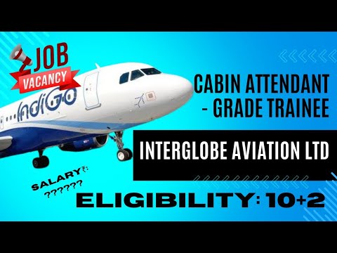 High Salary Airport Jobs for Freshers | Indigo Jobs After 12th | New Airport Jobs