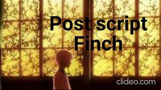 Post Script (Nightcore) - Finch