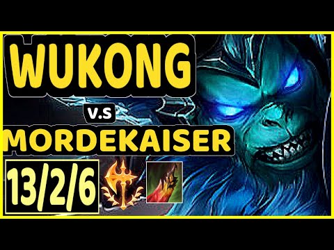 THEFOXZ (WUKONG) vs MORDEKAISER - 13/2/6 KDA TOP GAMEPLAY - BR Ranked DIAMOND