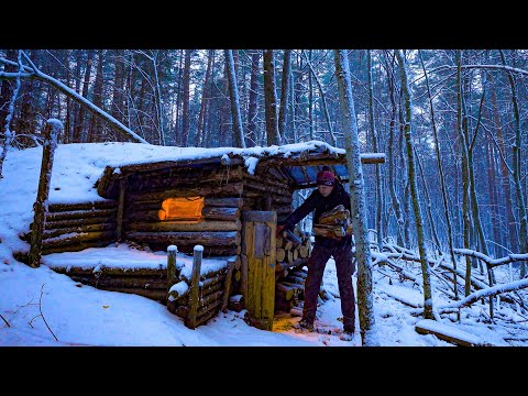 Went Alone into the Winter Forest | 3 Months in a Dugout Without Connection or Help