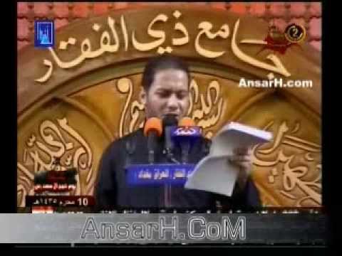 ⁣ملا عمار الكناني ليلة 11 محرم 1435 هـ جامع ذو الفقار بغداد