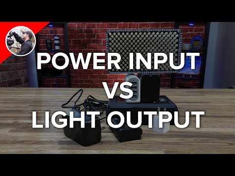 Aputure F7 - Reduced Output with Different Power Sources!? USB, Battery, and D-Tap Test
