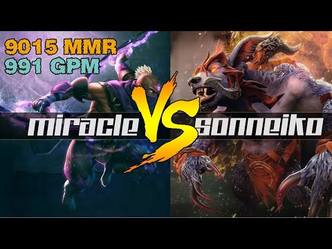 Dota 2 Great Game Miracle 8 Slot Anti Mage vs Sonneiko Ursa | 9K MMR
