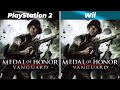 Medal Of Honor Vanguard 2007 Playstation 2 Vs Wii Graph