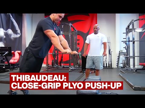 Close-Grip Incline Plyo Pushup