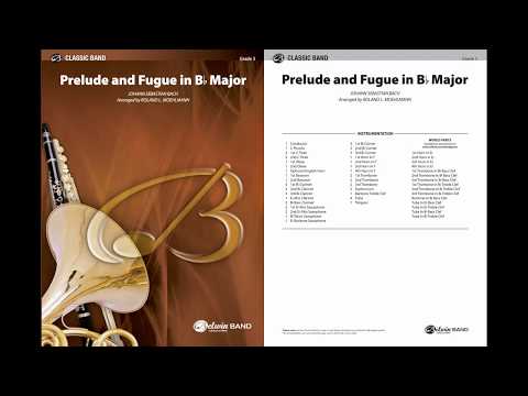 Prelude and Fugue in B-flat Major, arr. Roland L. Moehlmann – Score & Sound