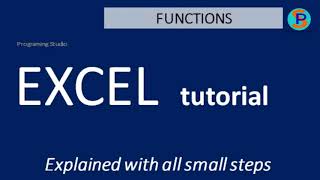 Download the video "EXCEL FUNCTIONS PART-1 #EXCELFUNCTION #SUM #AVERAGE #IF"