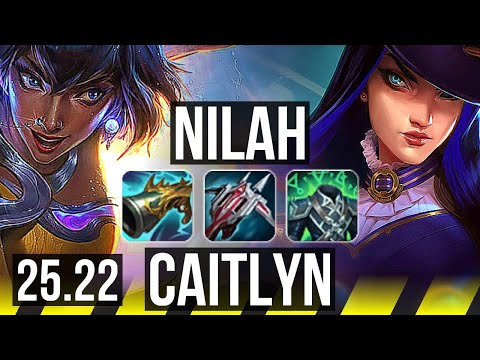NILAH & Yuumi vs CAITLYN & Nami (ADC) | Rank 6 Nilah, Legendary | VN Challenger | 25.22
