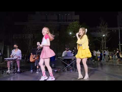 [Fancam] Khem & Ben HatoBito - [cover] หมกกบ @ Siam Square Walking Street