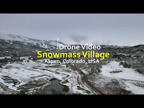 Snowmass Village |September Snowstorm| |Amazing Drone Video| |Aspen| |Colorado| |USA| |2020| |4K|