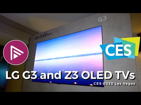 LG G3 and Z3 OLED TV first looks at CES 2023 - Interview with Dave Seperson