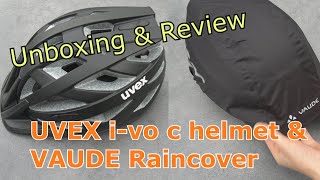 UVEX Bike helmet i-vo cc Fahrradhelm & VAUDE Raincover - UNBOXING & REVIEW