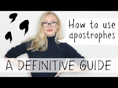 アポストロフィーの正しい使い方。決定版｜英文法・句読点レッスン #Sponuation (How to Use Apostrophes Properly: The Definitive Guide | English Grammar & Punctuation Lesson #Spon)