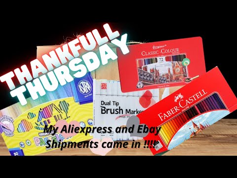 Thankful Thursday .... My Shipment from Aliexpress and Ebay came in !!