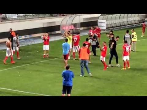 Real Murcia vs Cordoba (play off ascenso 1ª división) 13/14 Despedida al equipo