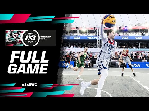 USA 🇺🇸 vs Australia 🇦🇺 | Men | Full Game | FIBA 3x3 World Cup 2023 | 3x3 Basketball