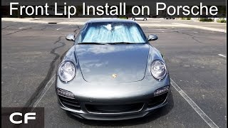 Installing a front lip on my Porsche 911 (991 retrofit on 997.2 DIY Tutorial)
