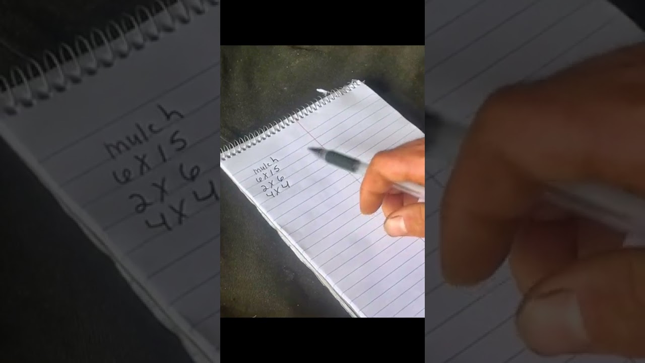 How to measure beds for mulch