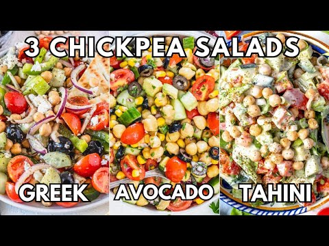 3 Easy Chickpea Salad Recipes