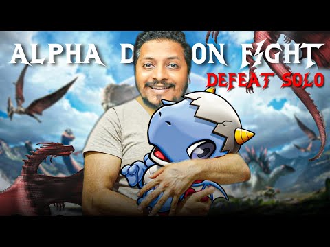 ARK-Fjordur | Solo Defeating Alpha Dragon Boss Fight !!!!! #arksurvivalevolved #Fjordur #Hindi #36