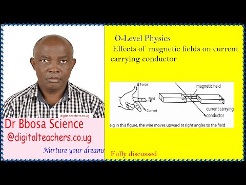 O level physics, effect of magnetic field on current carrying conductor