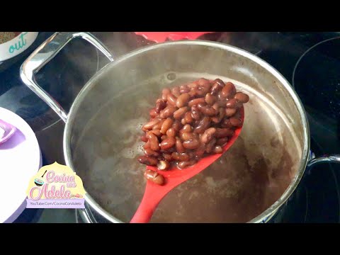 Como cocinar frijoles rojos Salvadorenos | Para principiantes!