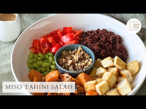 Upgrade Your Salad With This Creamy & Delicious Miso Tahini Dressing