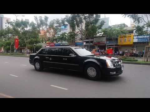 Barack Obama heading into Tan Son Nhat Airport, Saigon, Vietnam 25/05/2016
