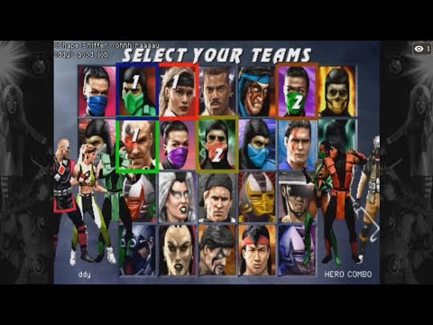 UMK3 - 3 on 3 (6 players) Team Edition v2.0 BETA (set 2)