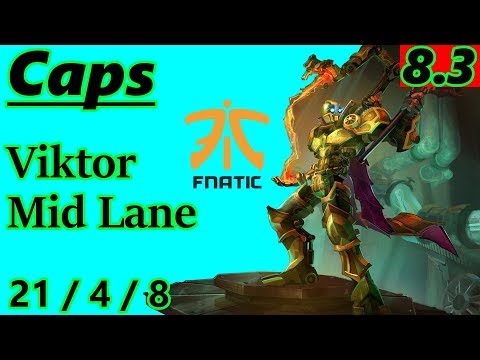 Caps as Viktor Mid Lane - S8 Patch 8.3 - EUW Challenger - Full Gameplay