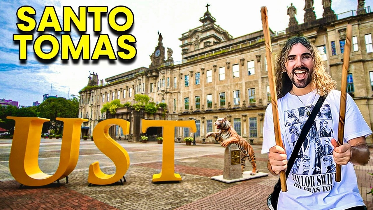 Join a traveler on a captivating visit to University of Santo Tomas.