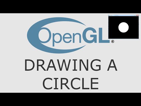 OpenGL Tutorial 12 - Drawing A Circle Using A Triangle Fan
