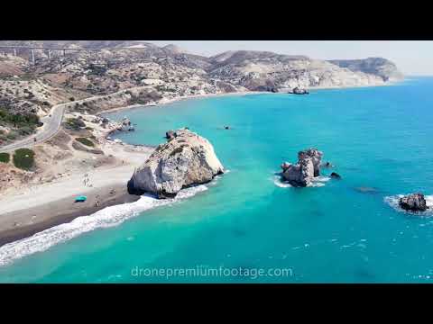 Thumbnail for [Drone Footage] Petra tou Romiou (Aphrodites Rock) - Kouklia Cyprus - File 015 by cypr