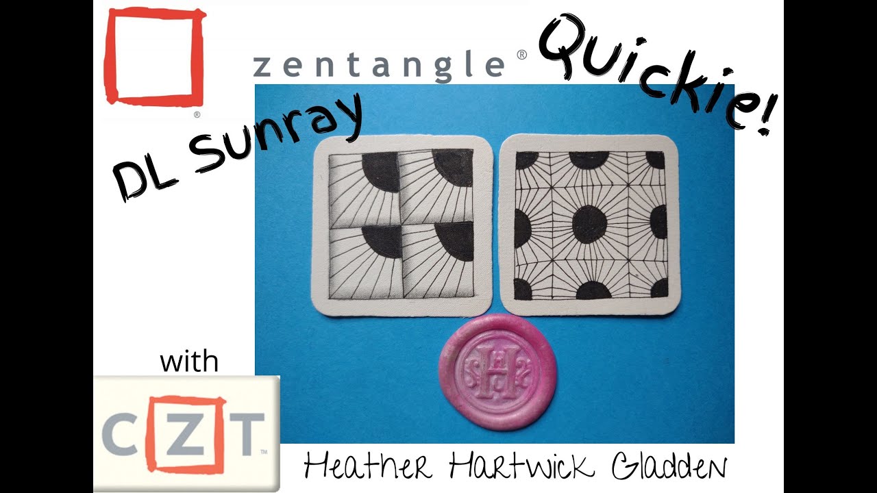 DL Sunray | Zentangle® Quickie