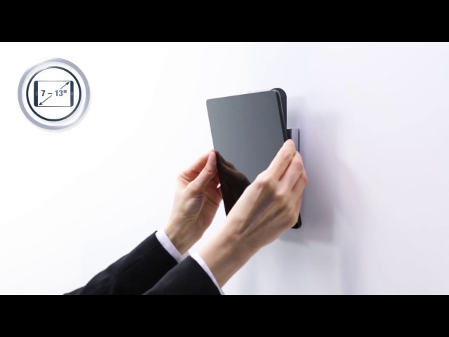 Video teaser for TABLET HOLDER WALL - for a flat wall mounting (EN) | DURABLE
