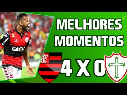 Flamengo 4 x 0 Portuguesa Melhores Momentos HD