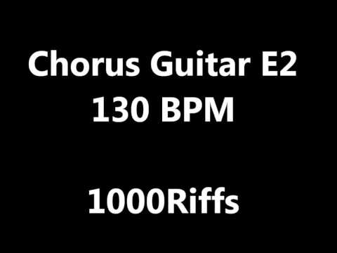 Chorus Guitar E2 Metronome : 130 BPM - Beats Per Minute