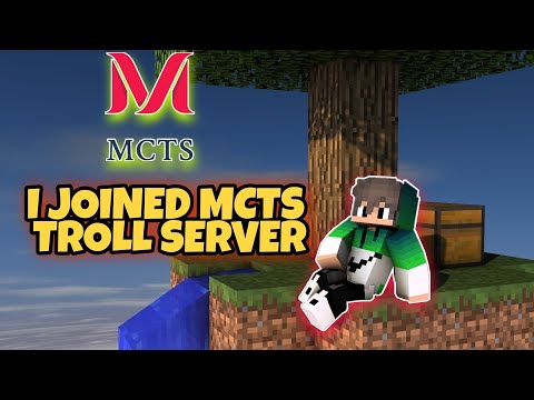 G KID GAMER - I Joined MCTS Troll server 😘|Minecraft Malayalam