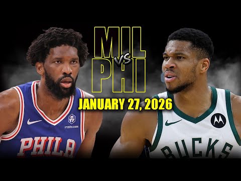 Milwaukee Bucks vs Philadelphia 76ers Full Game Highlights – January 27, 2026 | NBA Season