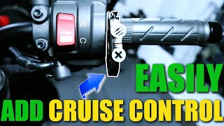 Atlas Throttle Lock Installation - Easily Add Cruise Control To Your Motorcycle