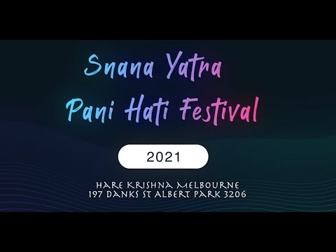 Snana Yatra 2021 . Hare Krishna Melbourne