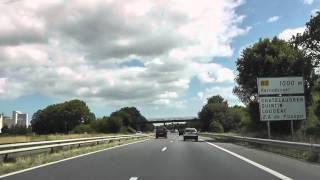 preview picture of video 'Driving From Locménard To Plérin, Cotes d'Armor, Brittany, France 10th August 2013'