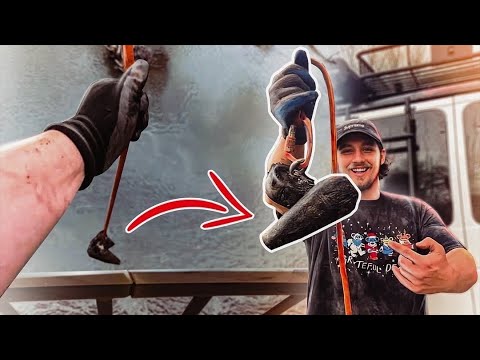 Magnet Fishing An Old Train Bridge Reveals Some Old Secrets !!