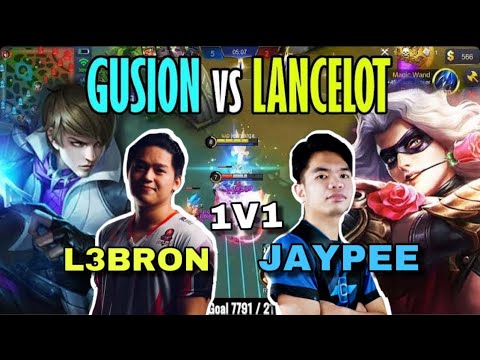 SUNSPARK JAYPEE VS L3BRON NAGLABAN 1V1 GUSION VS LANCELOT - MOBILE LEGENDS
